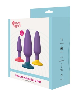 Smooth Adventure Set - Zestaw Korków Analnych