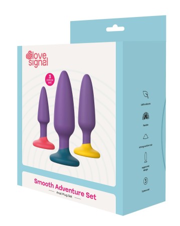 Smooth Adventure Set - Zestaw Korków Analnych