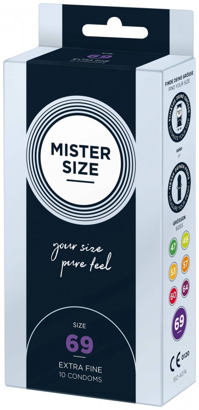 Mister.Size 69 mm Condoms 10 Pieces