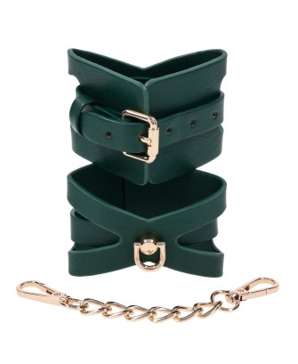 Cutout Cuffs - Szmaragdowozielone Eleganckie Kajdanki