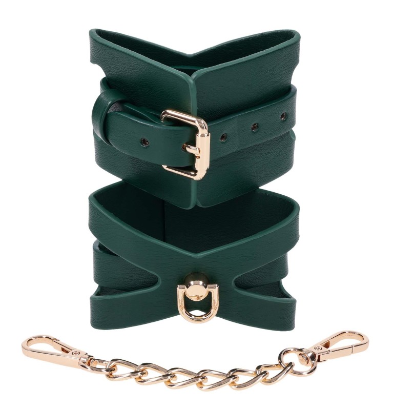 Cutout Cuffs - Szmaragdowozielone Eleganckie Kajdanki