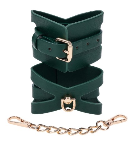 Cutout Cuffs - Szmaragdowozielone Eleganckie Kajdanki