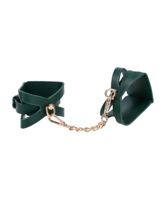 Cutout Cuffs - Szmaragdowozielone Eleganckie Kajdanki