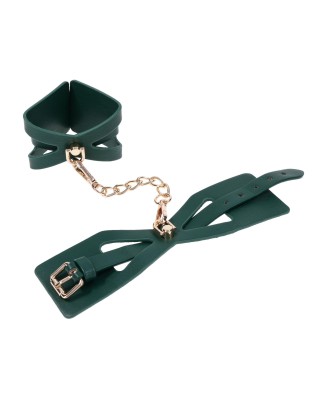 Cutout Cuffs - Szmaragdowozielone Eleganckie Kajdanki