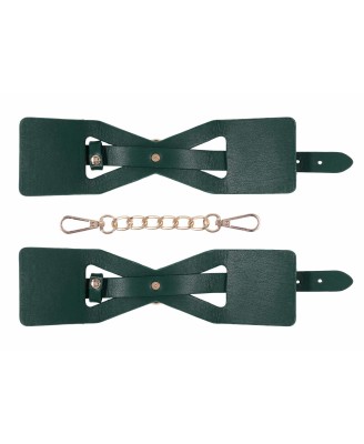 Cutout Cuffs - Szmaragdowozielone Eleganckie Kajdanki