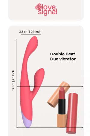 Double Beat - Wibrator Króliczek