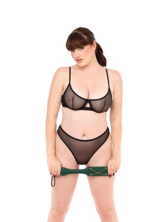 Chain Impressions Paddle - Packa do Spankingu - Zielona