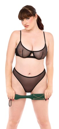 Chain Impressions Paddle - Packa do Spankingu - Zielona