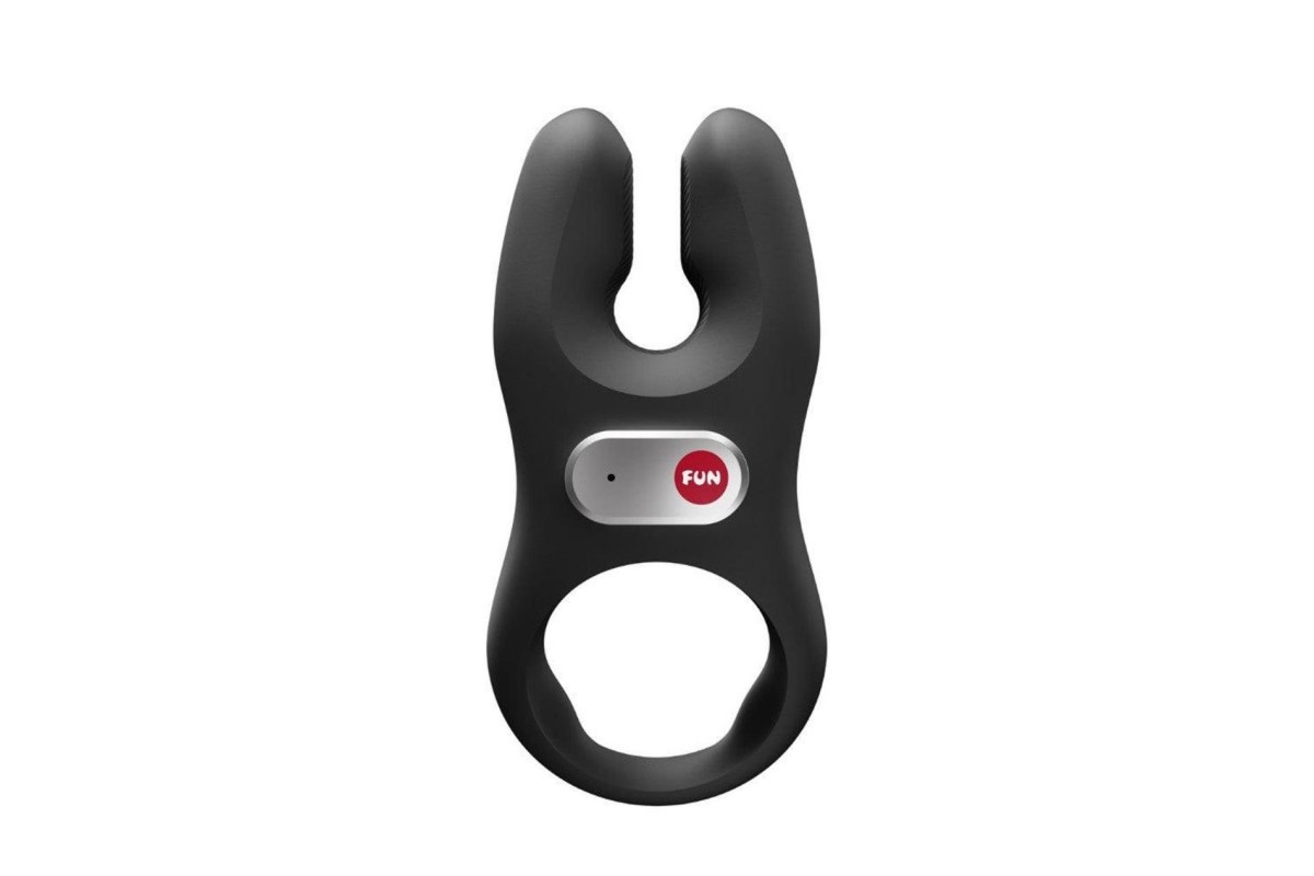 Fun Factory - Nos XL - Wibrujący Pierścień Erekcyjny - Czarny