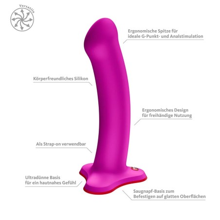 Fun Factory Magnum - Silikonowe Dildo do Strapon - Fioletowe