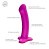 Fun Factory Magnum - Silikonowe Dildo do Strapon - Fioletowe
