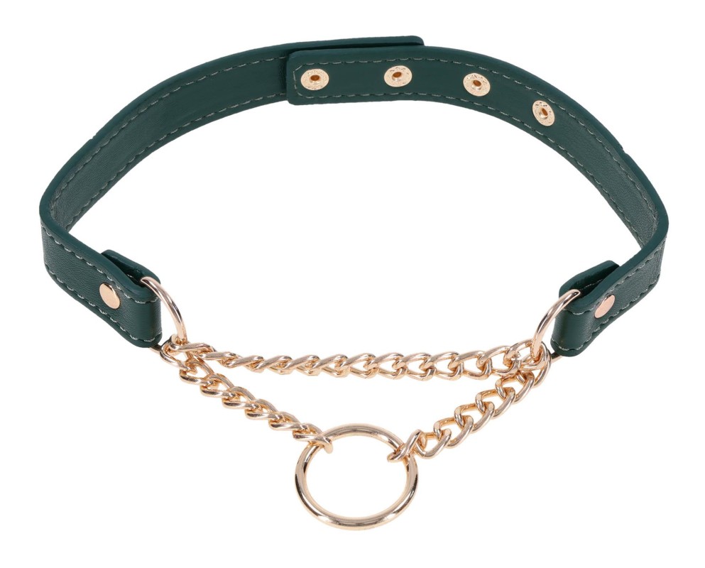 Day Collar - Ozdobna Obroża z Łańcuszkiem