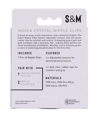 Crystal Nipple Clips - Ozdobne Klamerki na Sutki
