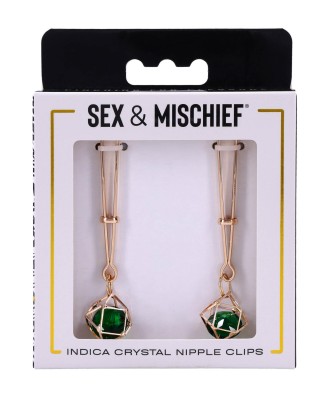 Crystal Nipple Clips - Ozdobne Klamerki na Sutki