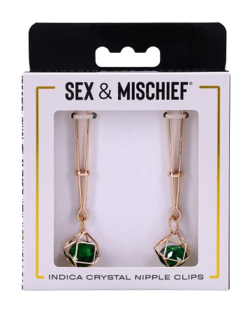 Crystal Nipple Clips - Ozdobne Klamerki na Sutki