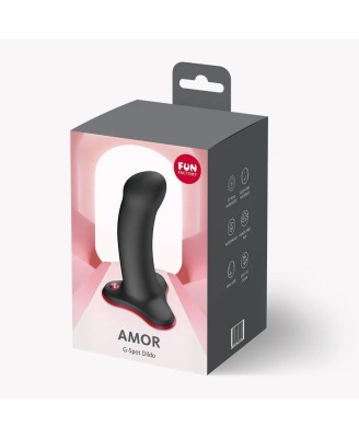 Fun Factory - Amor - Silikonowe Dildo do Strapon - Czarne