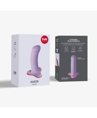 Fun Factory - Amor - Silikonowe Dildo do Strapon - Lawendowy