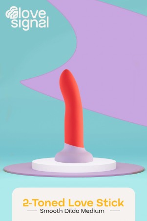 2-Toned Love Stick - Dildo z Przyssawką - Duże - 20,5cm