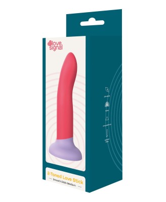 2-Toned Love Stick - Dildo z Przyssawką - Duże - 20,5cm