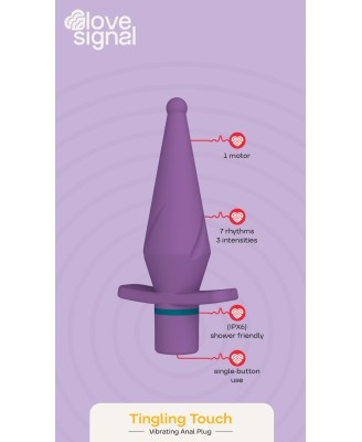 Tingling Touch - Wibrujący Korek Analny