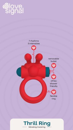 Thrill Ring - Wibrujący Pierścień Erekcyjny