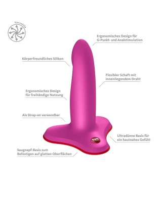 Limba Flex S - Elastyczny Dildo - Różowy