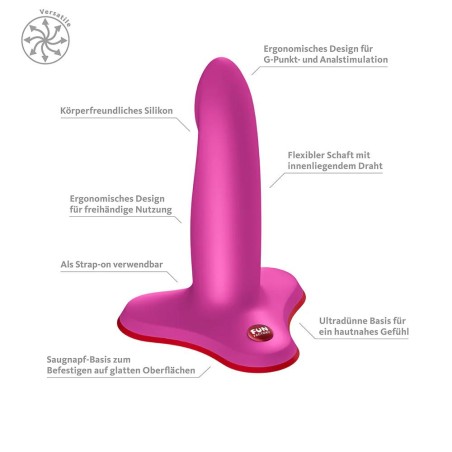 Limba Flex S - Elastyczny Dildo - Różowy