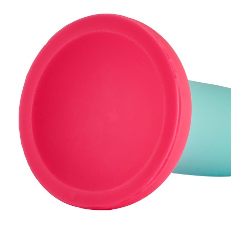 2-Toned Love Stick - Dildo do Uprzęży Strapon - Małe - 14 cm