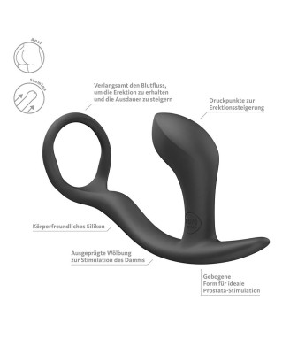 Fun Factory - Bootie Ring - Pierścień Erekcyjny ze Stymulatorem Prostaty