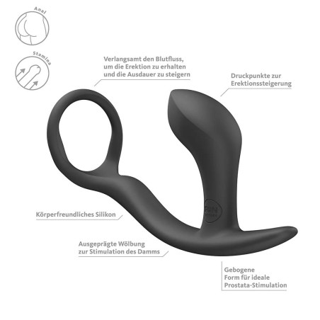 Fun Factory - Bootie Ring - Pierścień Erekcyjny ze Stymulatorem Prostaty