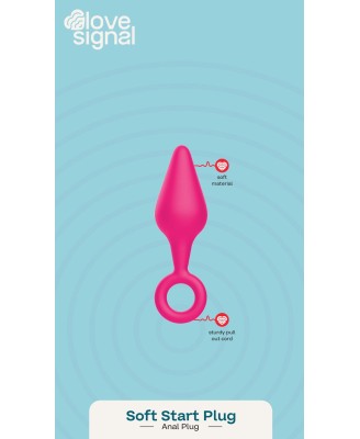 Soft Start Plug - Korek Analny z Pierścieniem na Palec