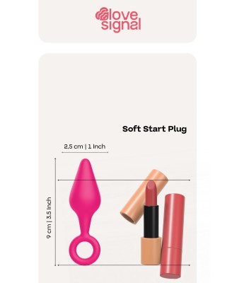 Soft Start Plug - Korek Analny z Pierścieniem na Palec