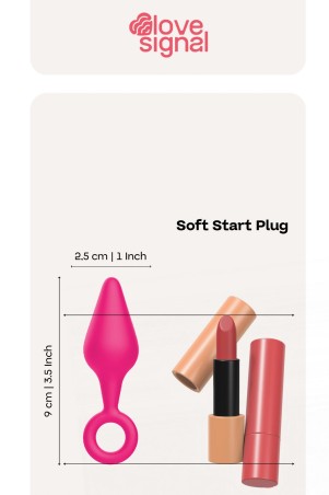 Soft Start Plug - Korek Analny z Pierścieniem na Palec