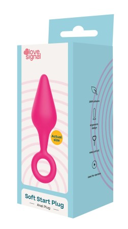 Soft Start Plug - Korek Analny z Pierścieniem na Palec