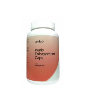 EroLab Penis Enlargement Caps - Silniejsza Erekcja - 60 szt