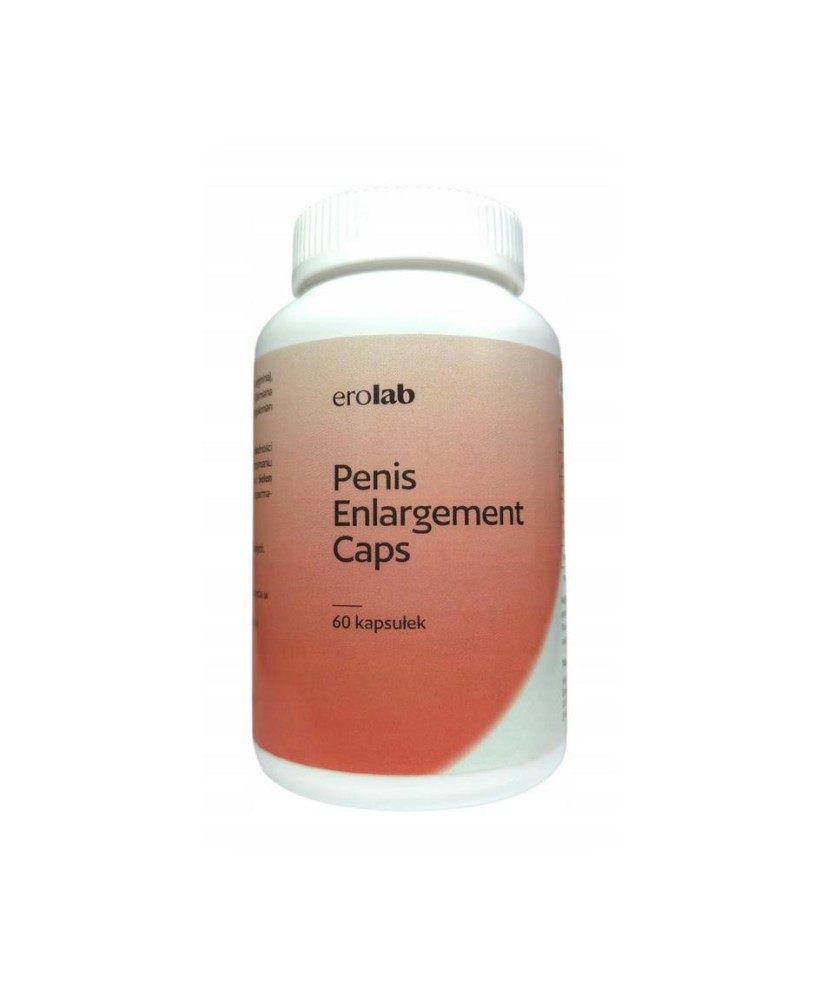 EroLab Penis Enlargement Caps - Silniejsza Erekcja - 60 szt