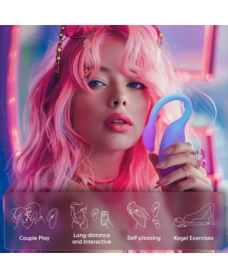 Magic Motion - Flamingo Max Blue - Stymulujące Jajeczko na App