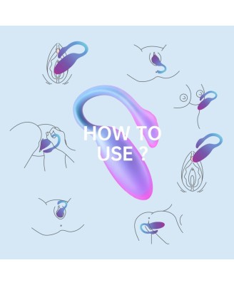 Magic Motion - Flamingo Max Blue - Stymulujące Jajeczko na App