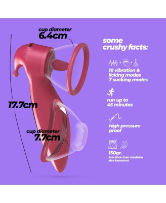 CRUSHIOUS SACI CLITORAL AND NIPPLE STIMULATOR WITH SUCTION