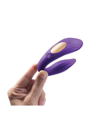 Stymulator Leto – ergonomiczny wibrator typu C - Sterowany pilotem