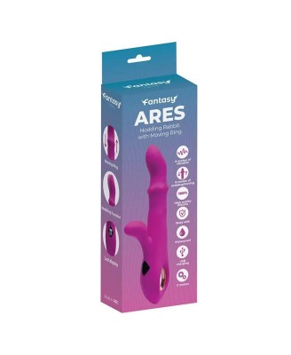 Ares - Wibrator Króliczek z funkcją pchania