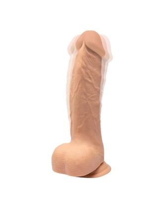 Rotacyjny Vibro Dildo - Cielisty - 22 cm