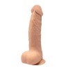 Rotacyjny Vibro Dildo - Cielisty - 22 cm