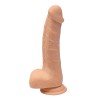 Rotacyjny Vibro Dildo - Cielisty - 22 cm
