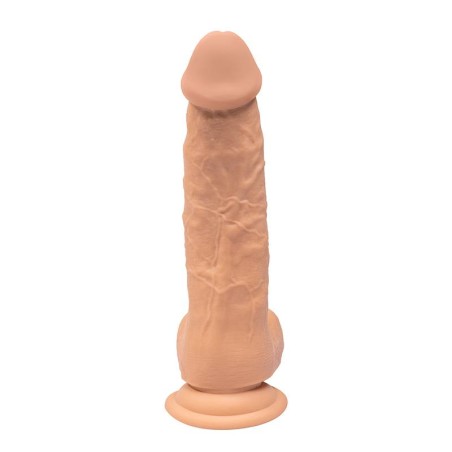 Rotacyjny Vibro Dildo - Cielisty - 22 cm