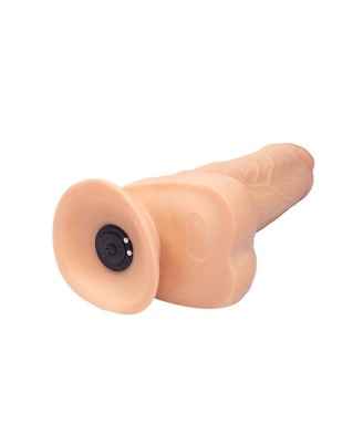 Rotacyjny Vibro Dildo - Cielisty - 22 cm