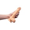 Rotacyjny Vibro Dildo - Cielisty - 22 cm