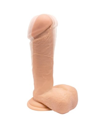 Rotacyjny Vibro Dildo - Cielisty - 19 cm
