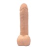 Rotacyjny Vibro Dildo - Cielisty - 19 cm