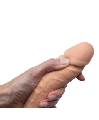 Rotacyjny Vibro Dildo - Cielisty - 19 cm